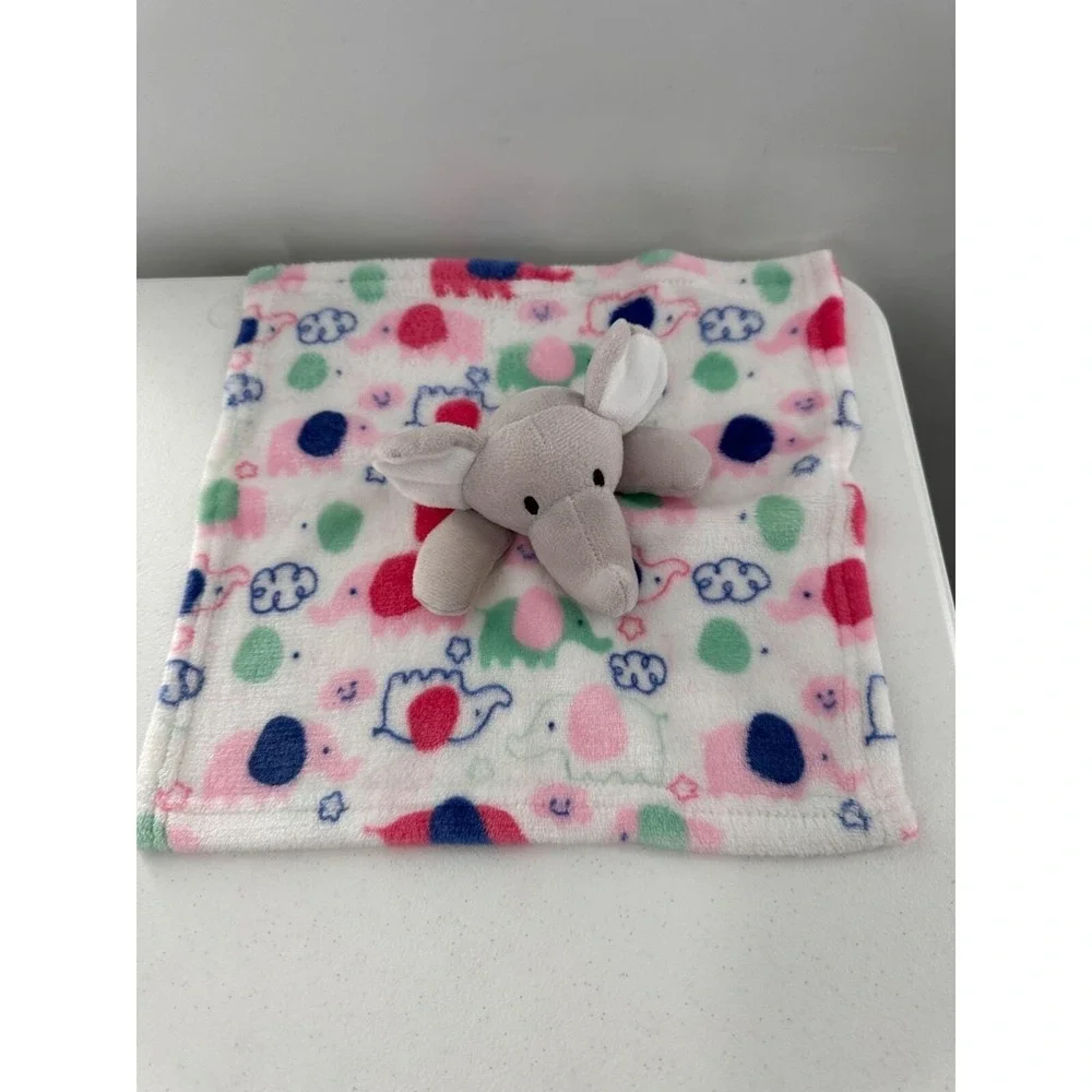 Le Bébé Favorite Elephant Baby Security‎ Blanket Lovey Plush 11